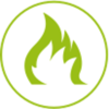 Icon: Flamme (Verbrennungen) Icon: Flamme (Verbrennungen)