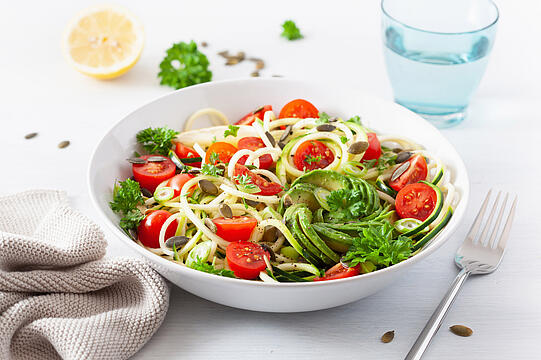 Spaghetti mit Avocado-Pesto