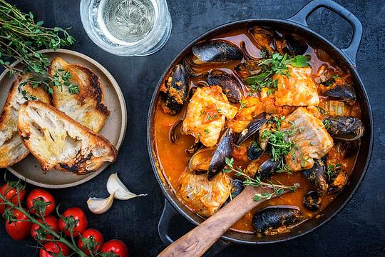 Bouillabaisse: Fischsuppe aus Marseille