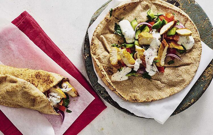 Hähnchen-Wraps 