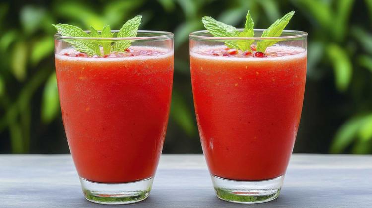 Rezept: Nektarinen-Erdbeer-Smoothie