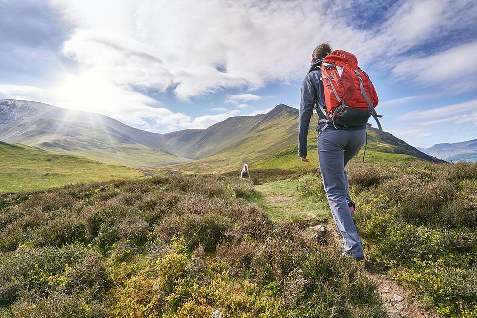 Wanderer im Gebirge