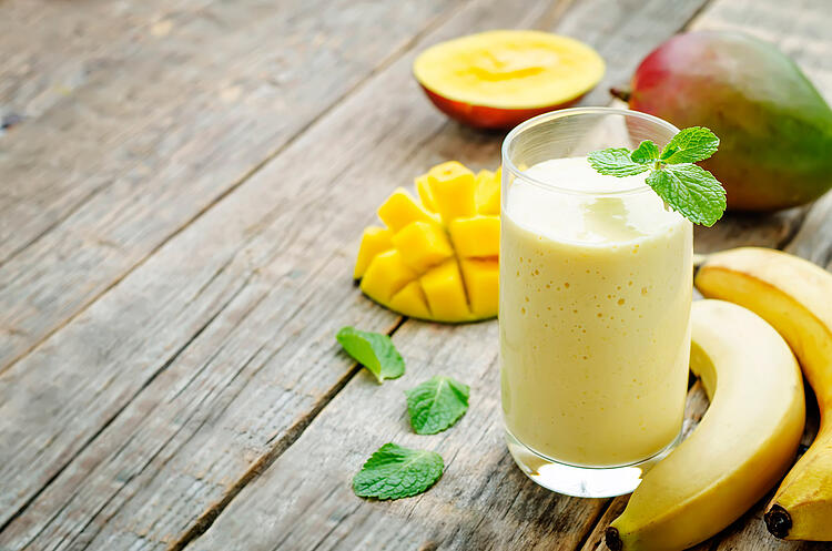 Banane-Mango-Smoothie