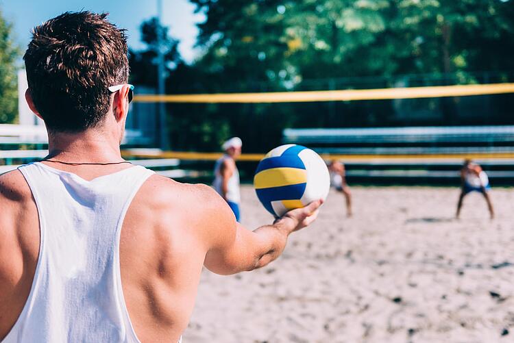 Strandspiele zum Ausprobieren: Beach-Volleyball