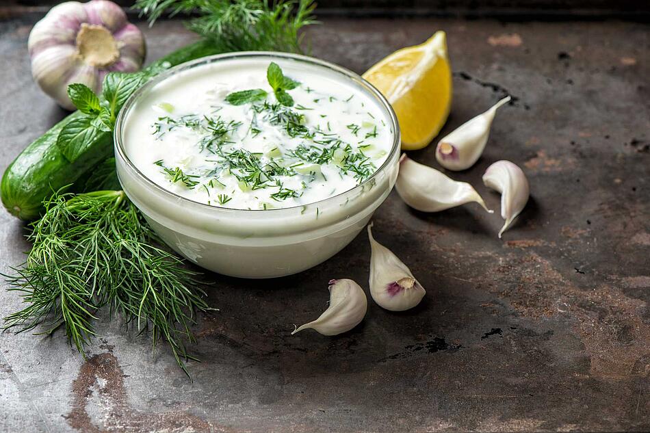 Tzatziki mit Knoblauch