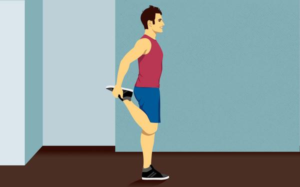 Illustration Knieübungen