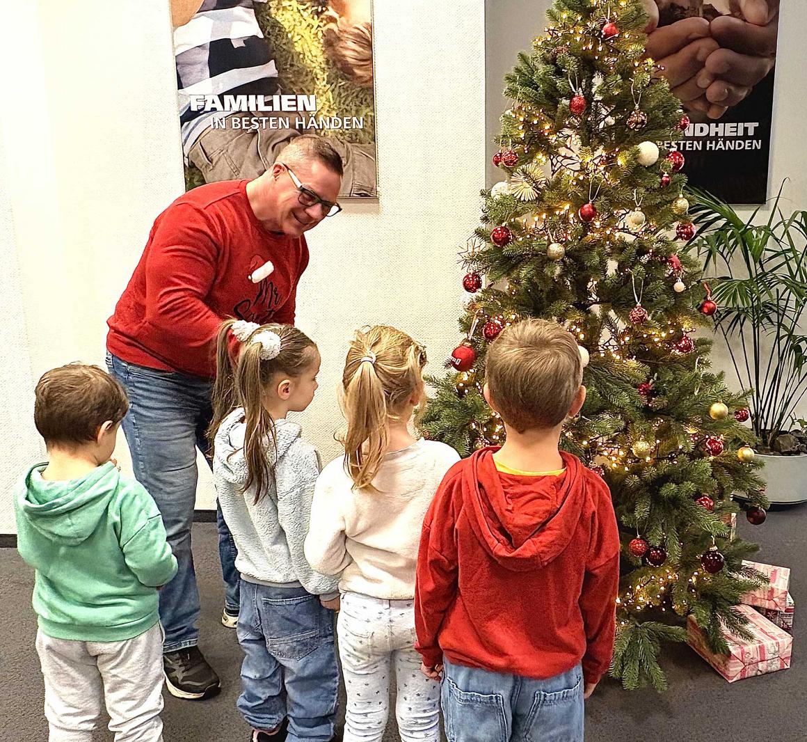 AOK Weihnachtsmann Andreas Vogt