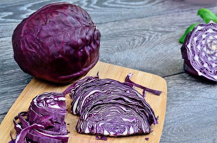 Rotkohl als Beilage