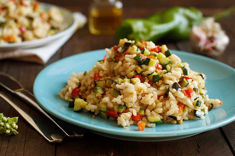 Paprikafisch mit Tomatenreis (glutenfrei)