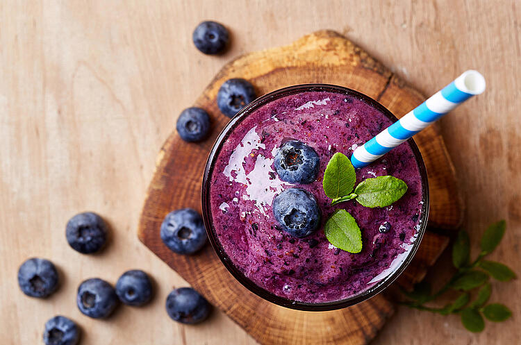 Blaubeer-Smoothie