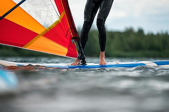 Windsurfen im Rheinland