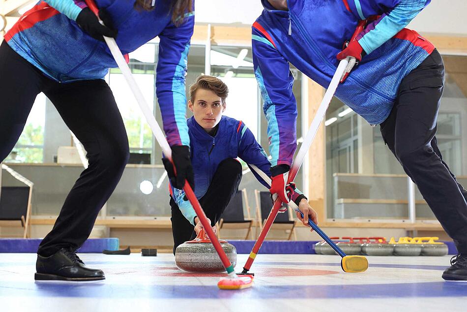 Team beim Curling