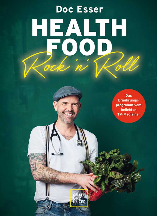 Buchcover: Doc Esser, Health Food Rock'n Roll