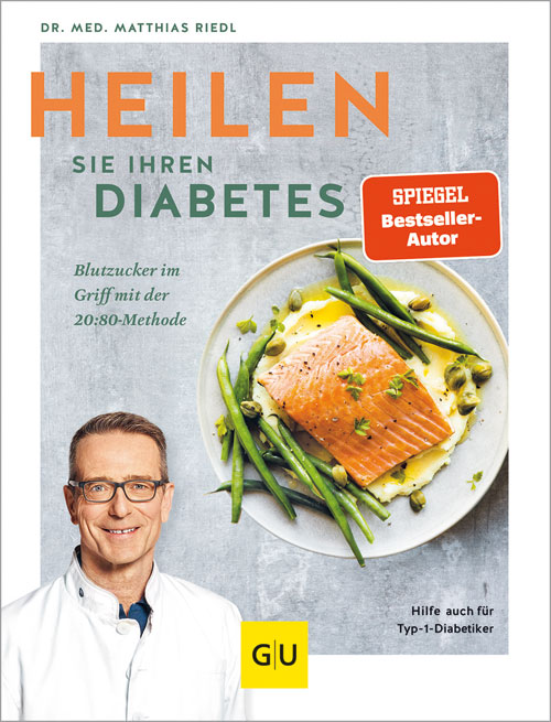 Buchcover: Dr. med. Matthias Riedl, Heilen Sie Ihren Diabetes