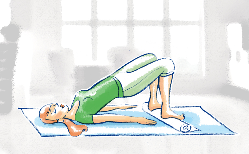 Illustration Skygymnastik Skilift - Bildnachweis: © wdv / Elisabeth Nohel Illustration Skygymnastik Skilift