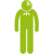 Icon: einsame Person