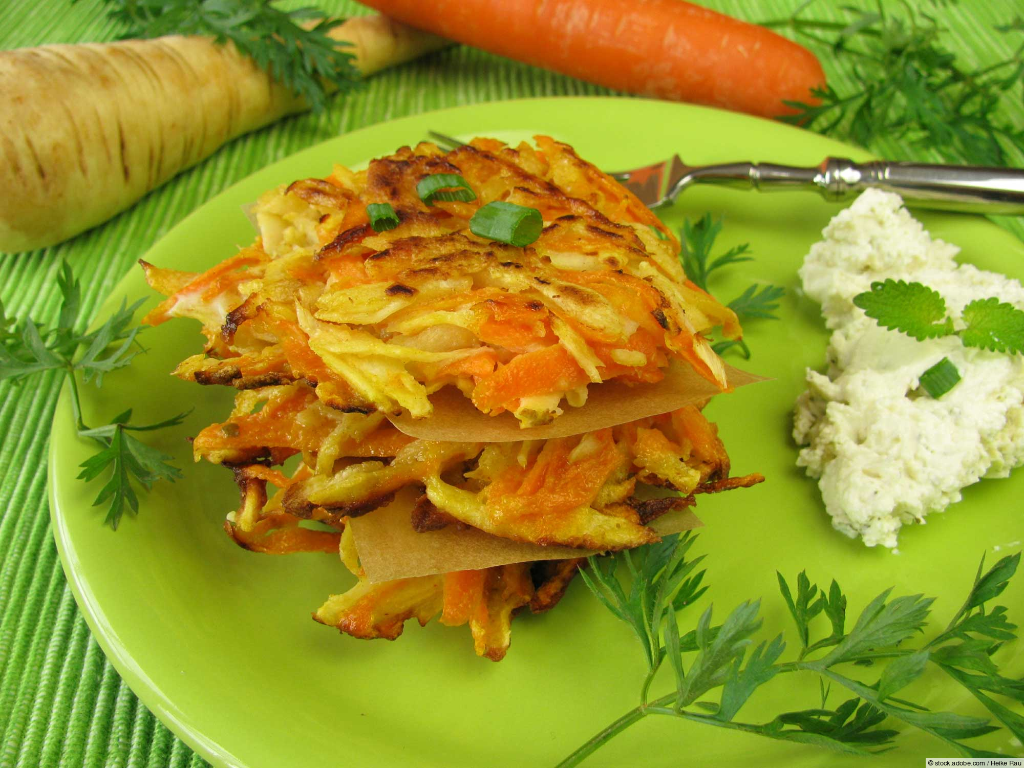 Rezept: Smutje-Möhren-Kartoffelpuffer