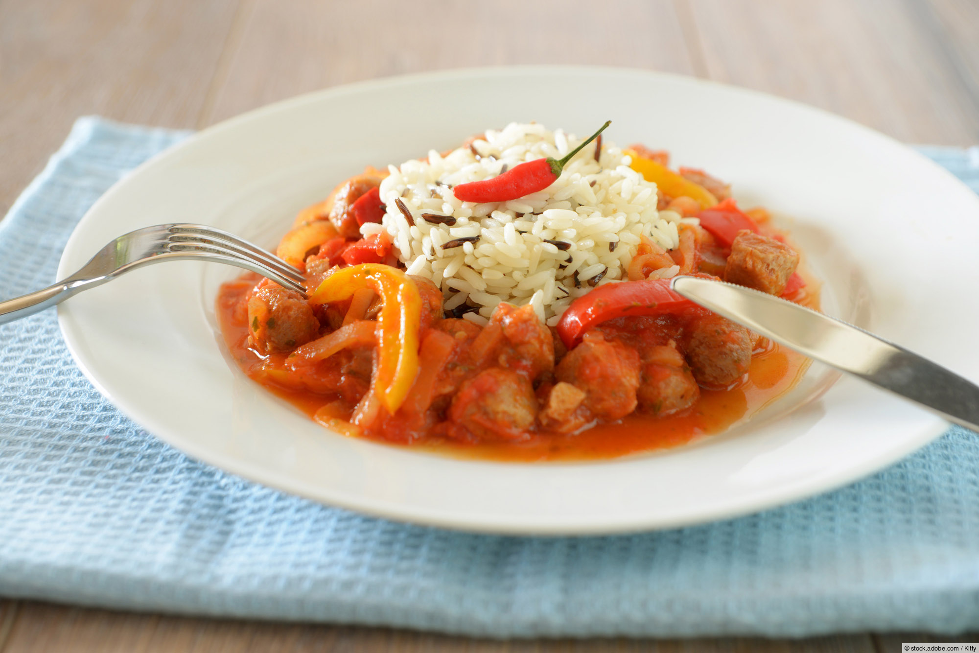 Veganes Soja-Gulasch